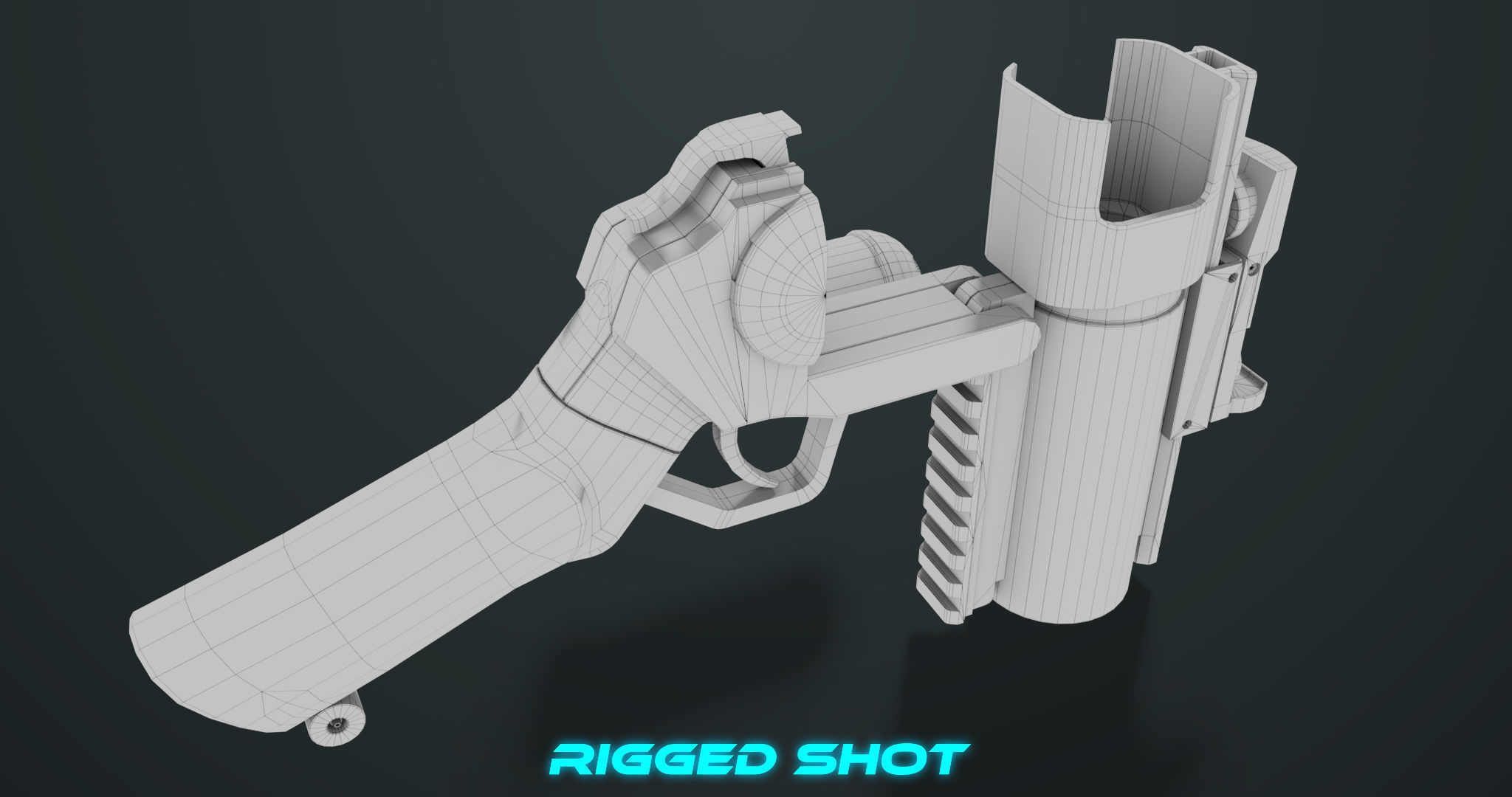 Grenade Launcher 07  All PBR Unity UE Textures Low-poly 3D model_40