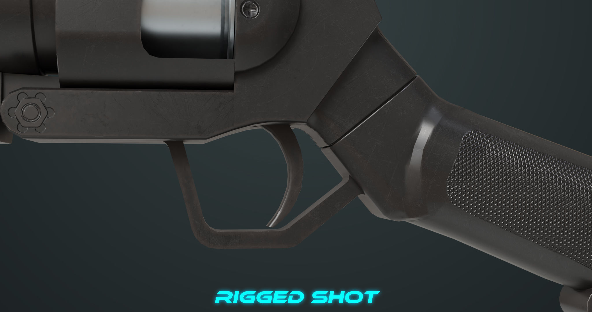 Grenade Launcher 07  All PBR Unity UE Textures Low-poly 3D model_7