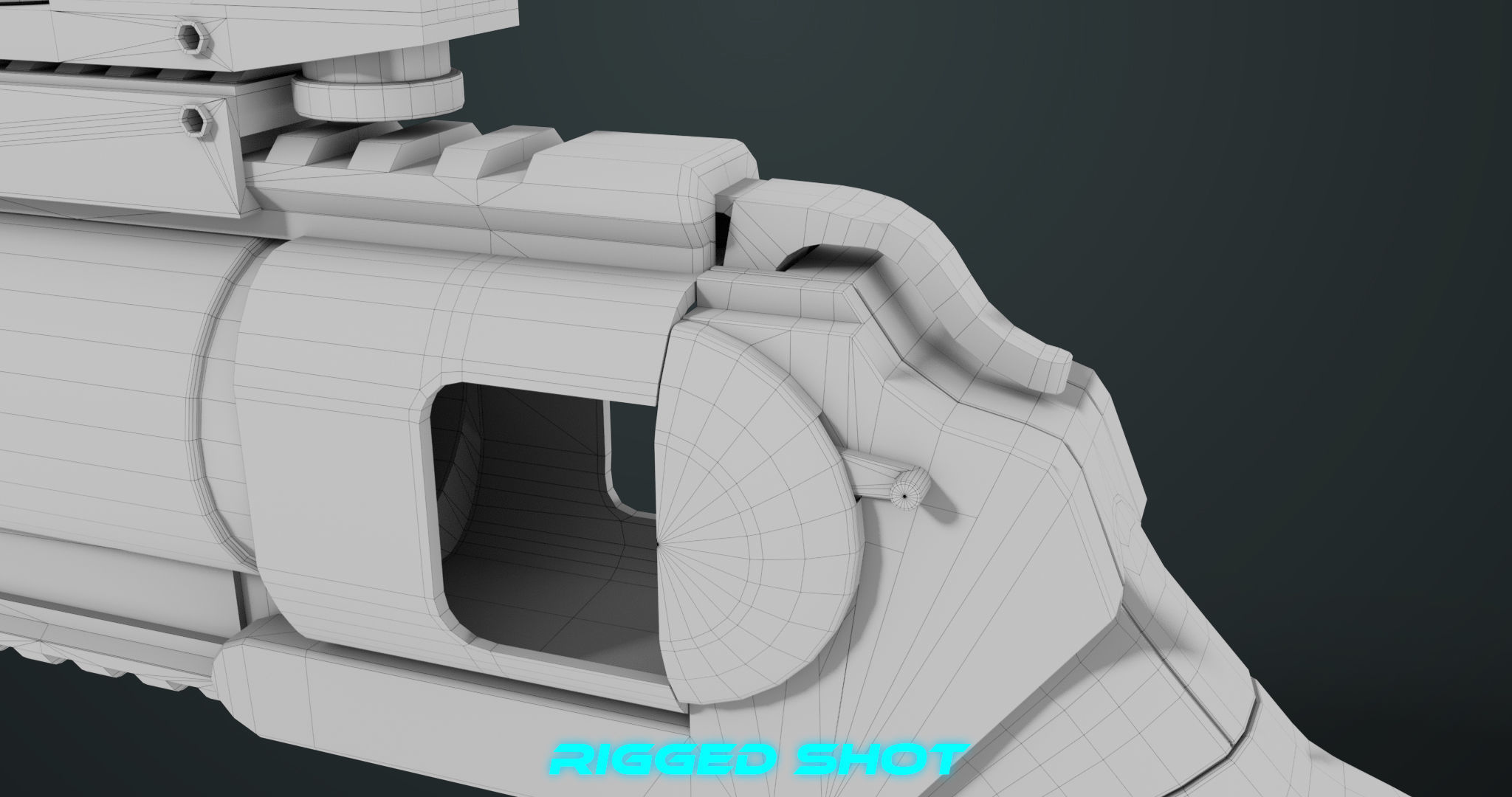 Grenade Launcher 07  All PBR Unity UE Textures Low-poly 3D model_36