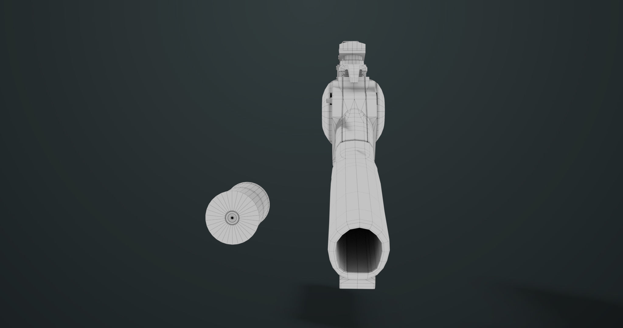 Grenade Launcher 07  All PBR Unity UE Textures Low-poly 3D model_28