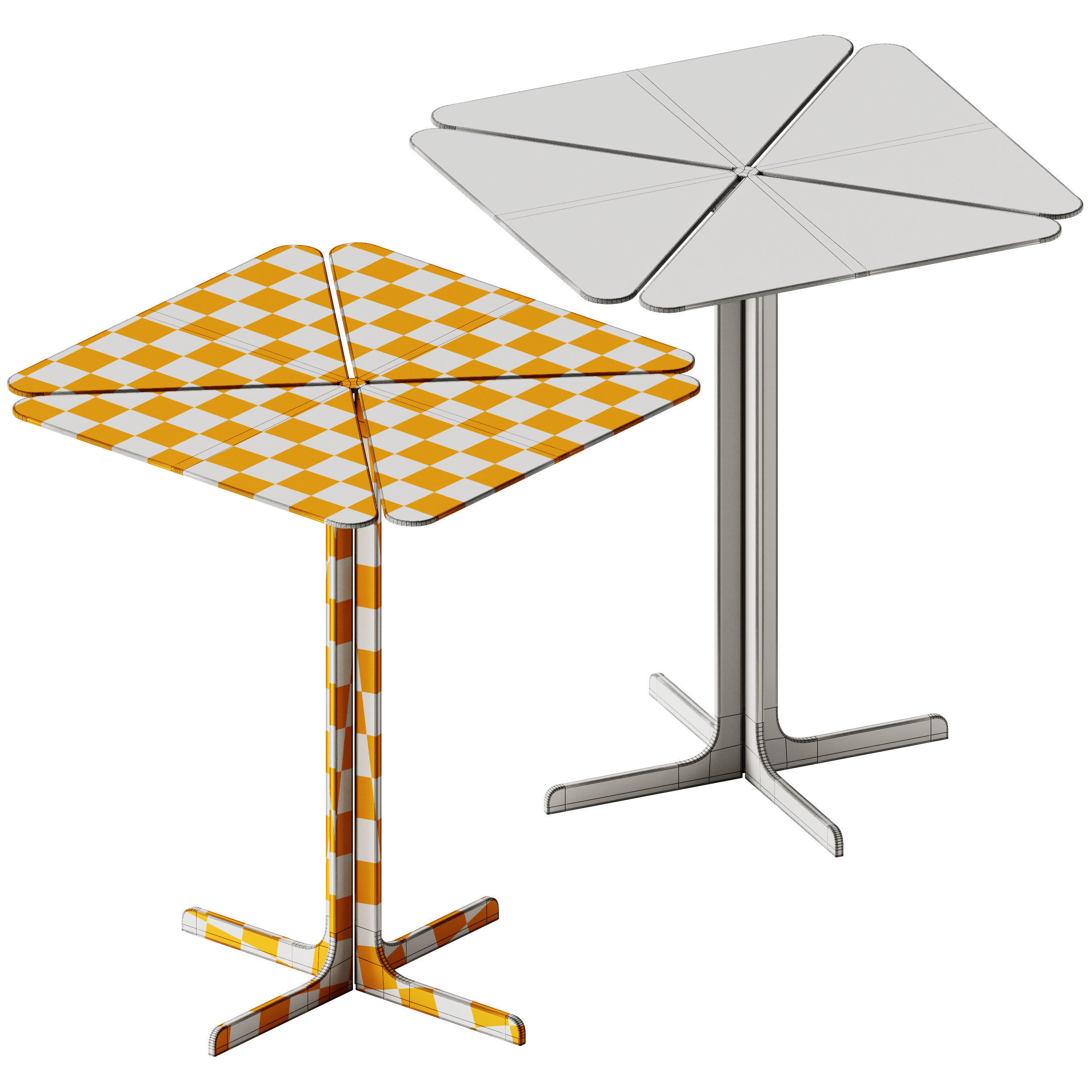 Lucky Side Table by Flou 3D model_4