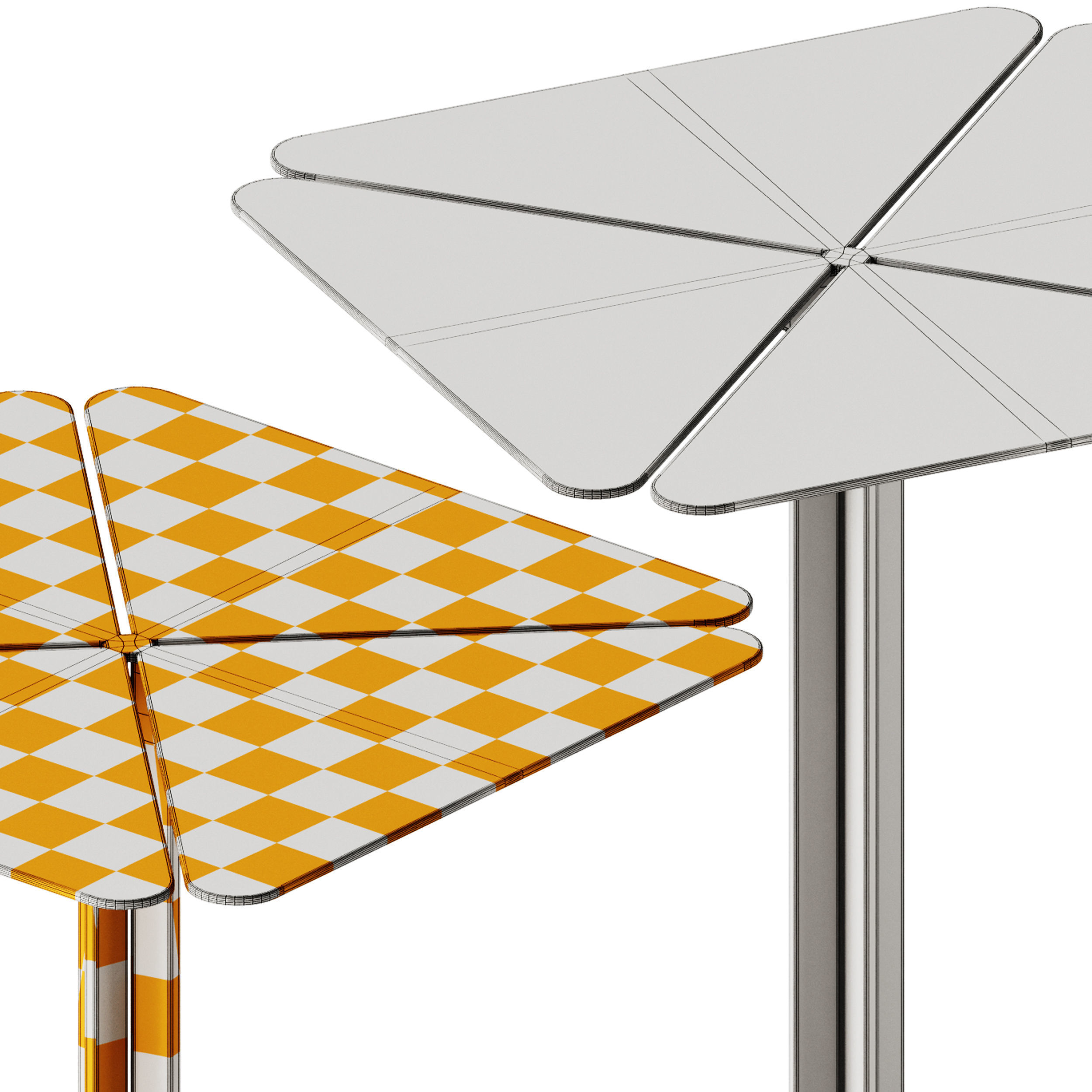 Lucky Side Table by Flou 3D model_5