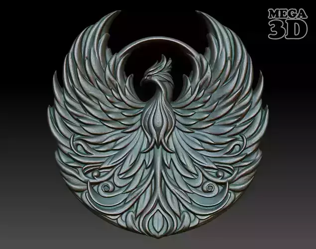 Phoenix basrelief 09 240607