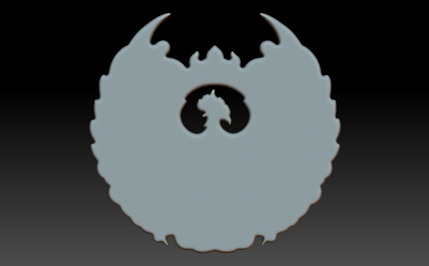 Phoenix basrelief 08 240607 3D print model_5