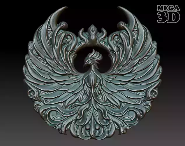 Phoenix basrelief 08 240607