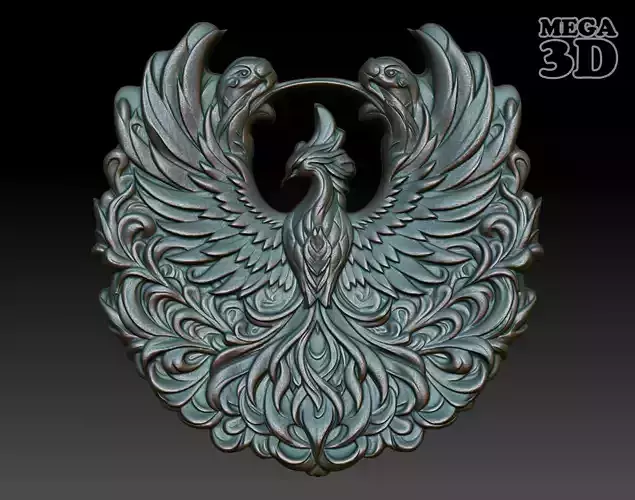 Phoenix basrelief 06 240607