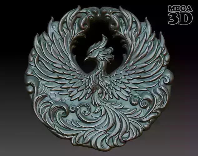 Phoenix basrelief 03 240607