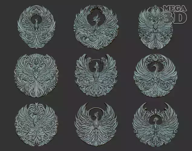 Phoenix basrelief Pack 240607