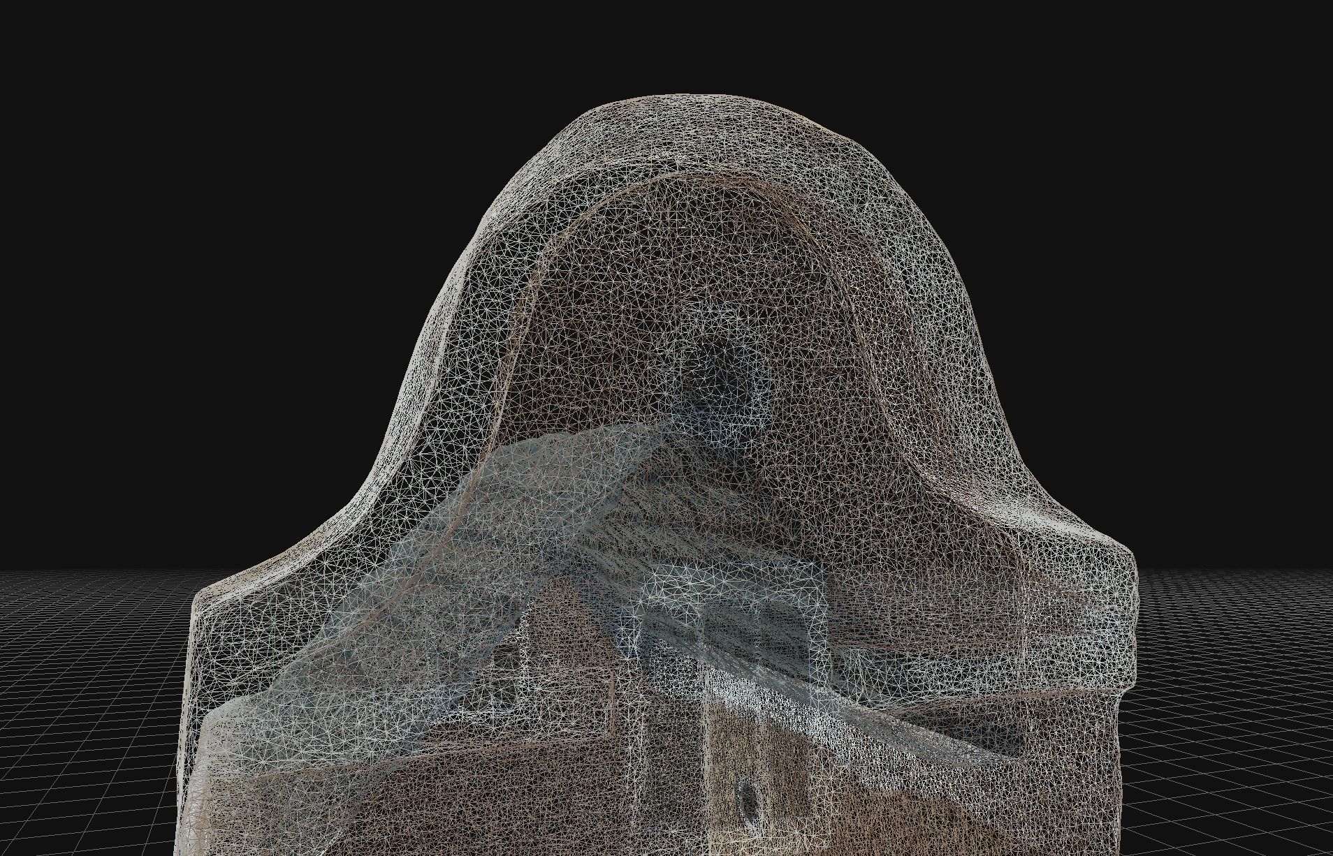 House 4 old hand made stone house based of off Amsterdam 3D model_7