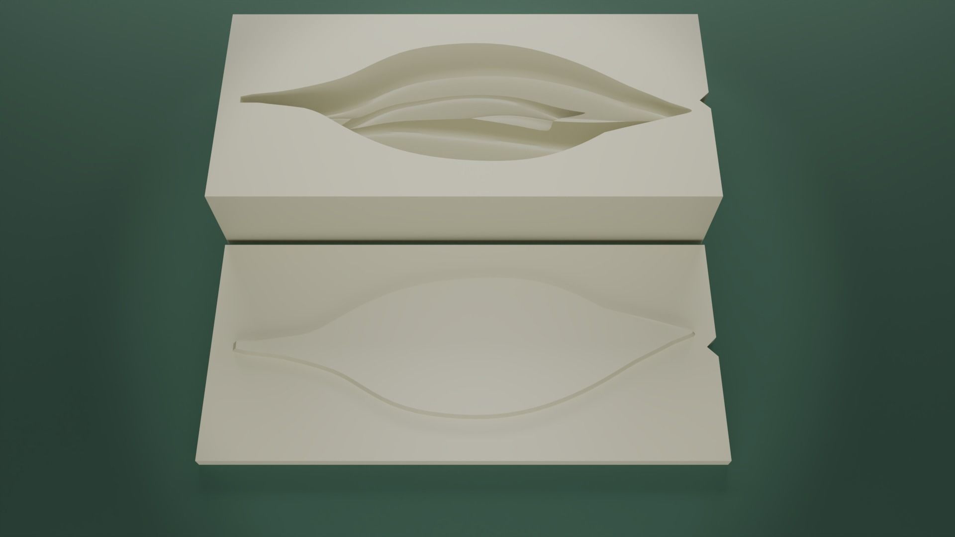 Butterpress in wildgarlic shape Free 3D print model_1