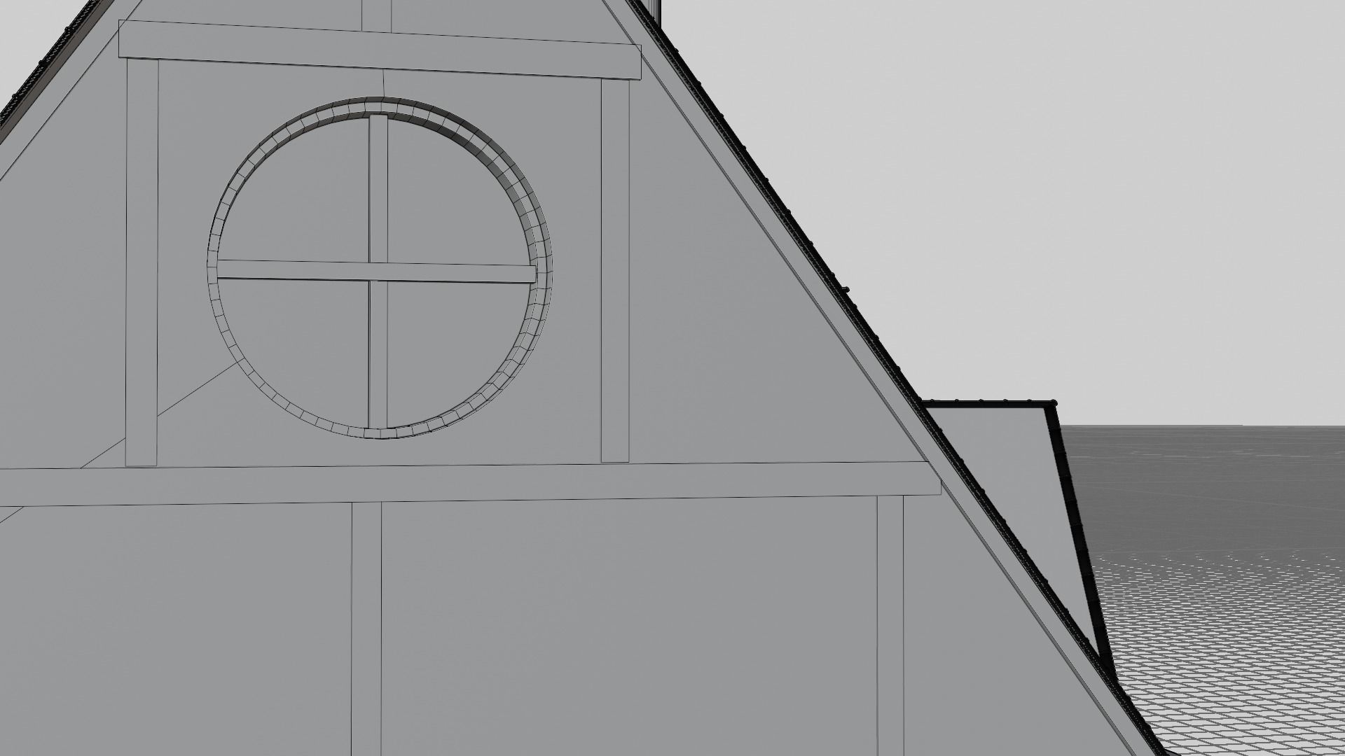 Medieval house  3D model_19