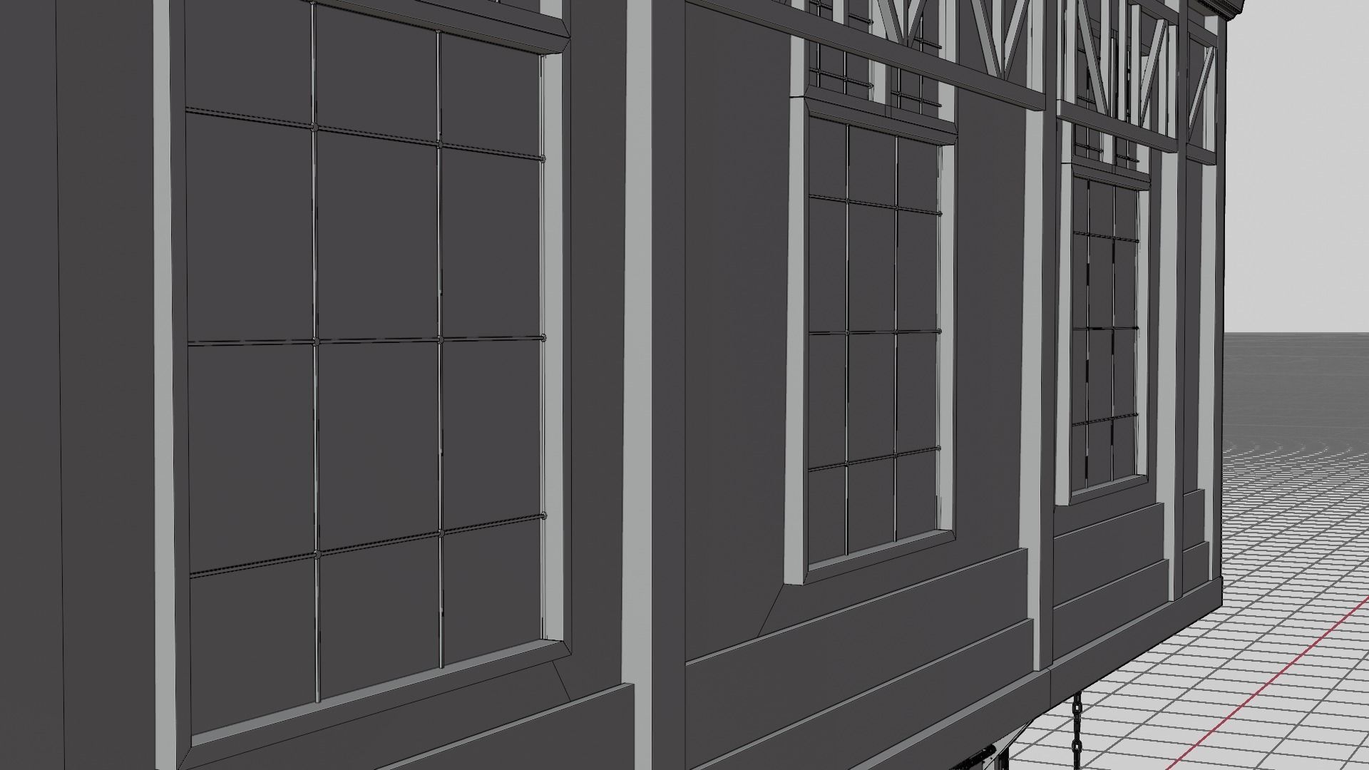 Medieval house  3D model_17