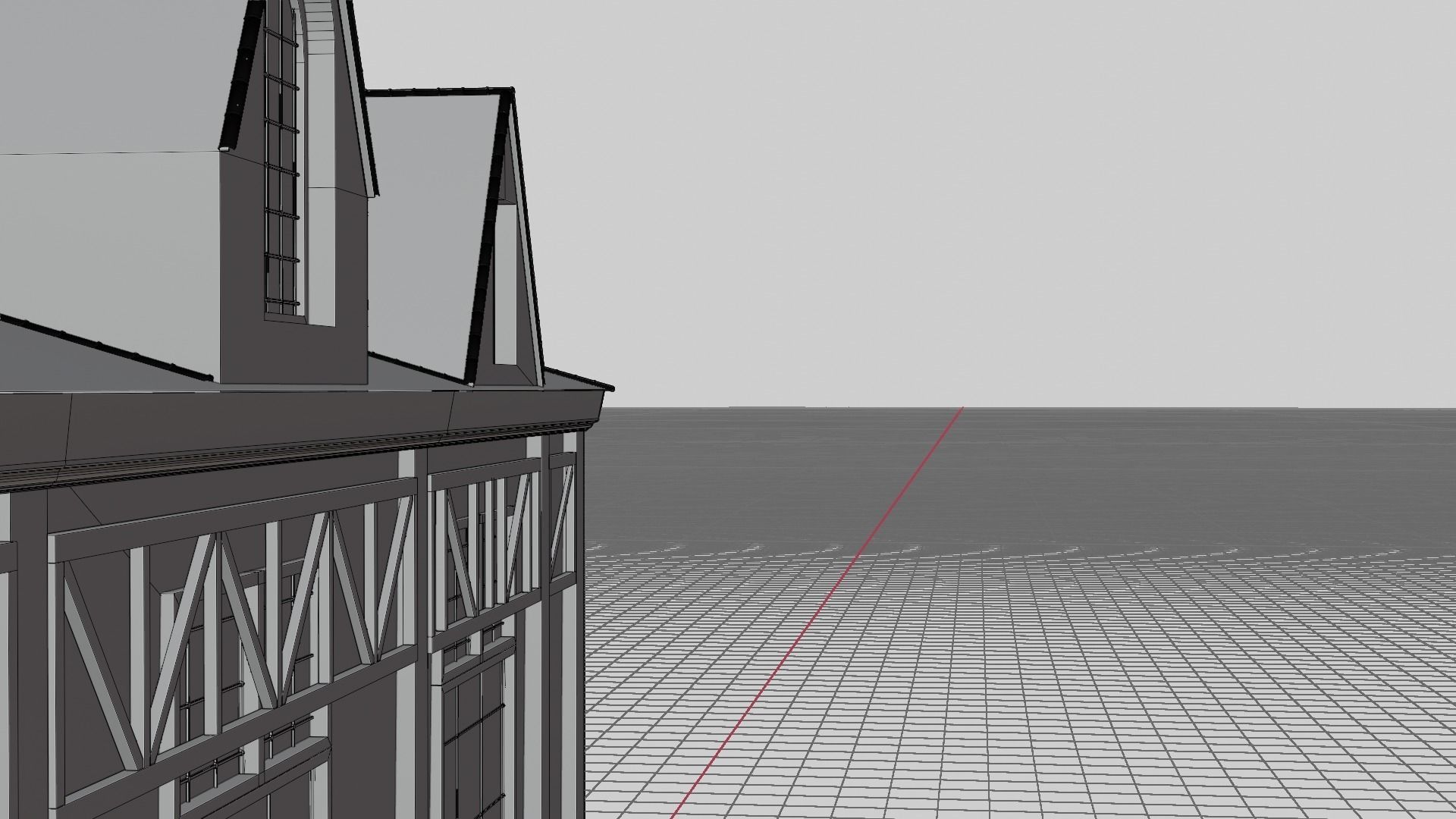 Medieval house  3D model_18