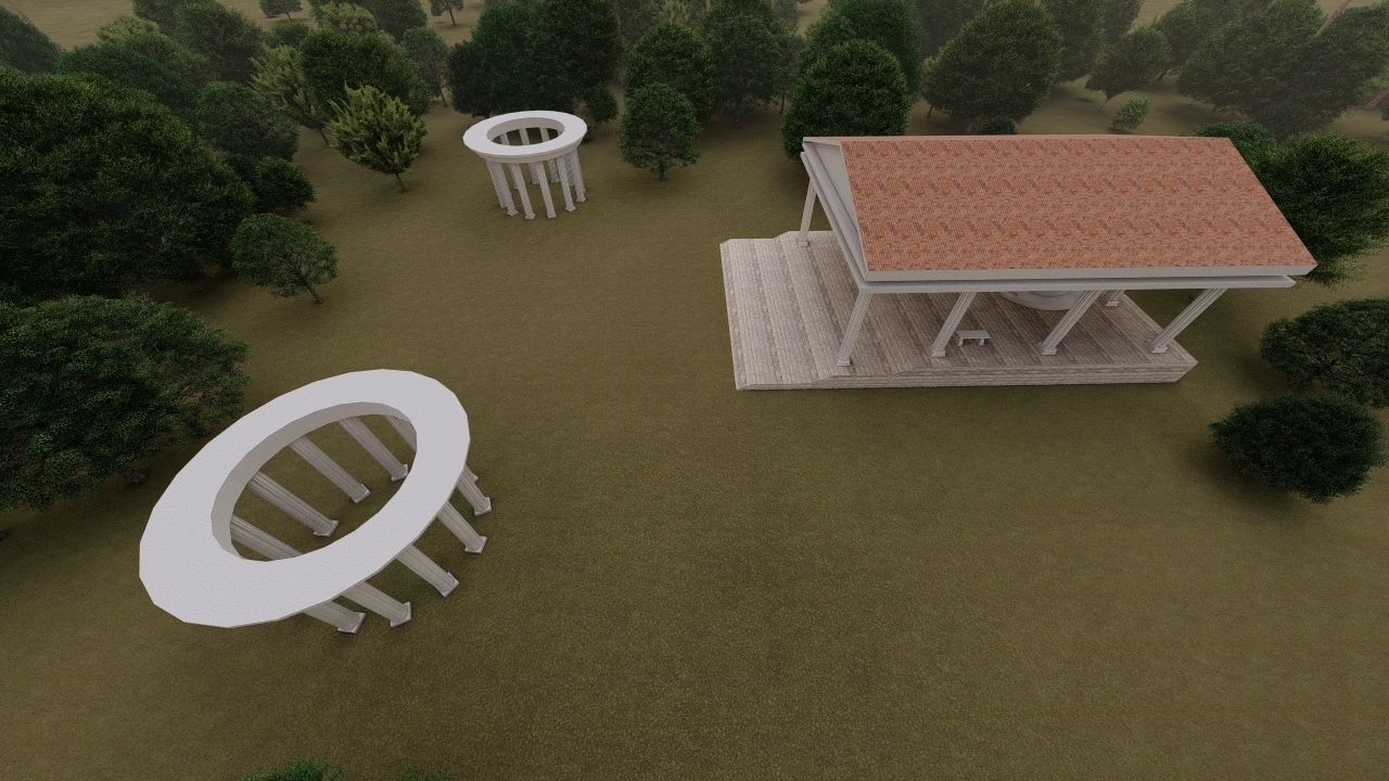 Historical temple-place of worship 3D model_18