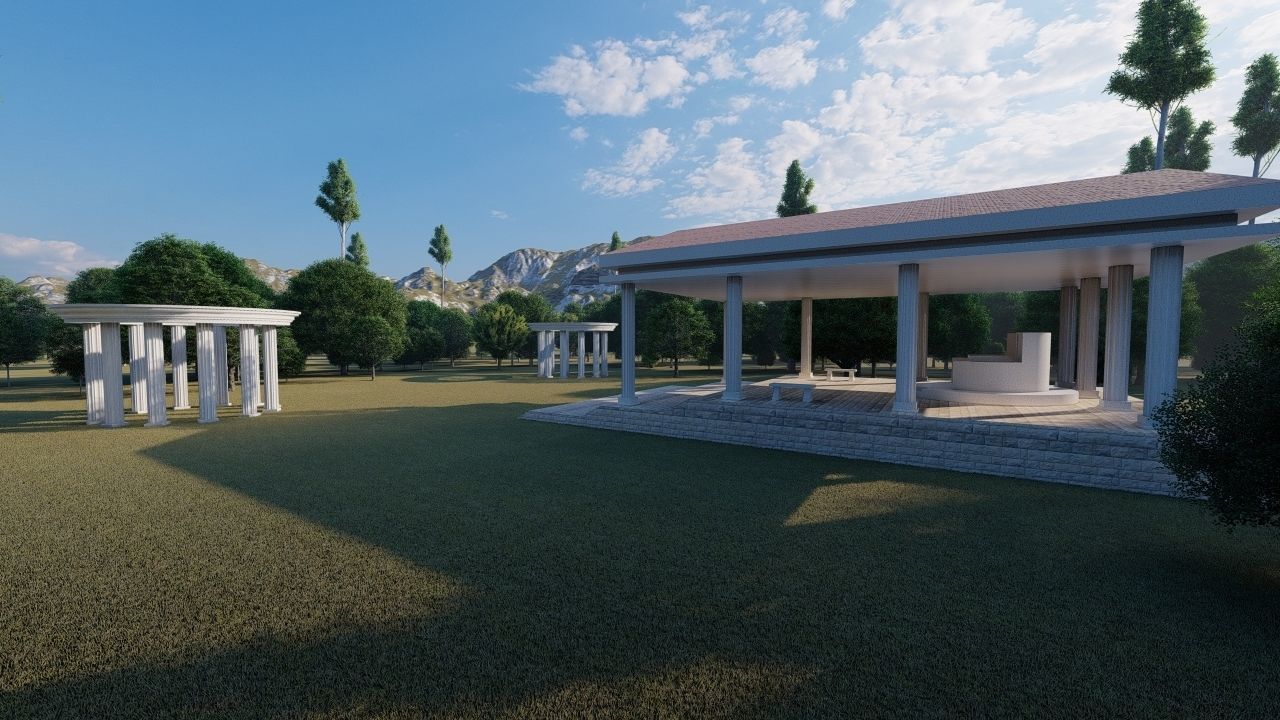 Historical temple-place of worship 3D model_10