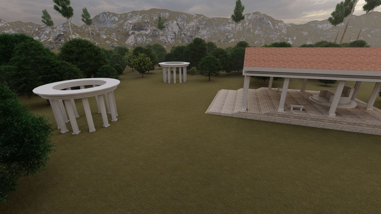 Historical temple-place of worship 3D model_12