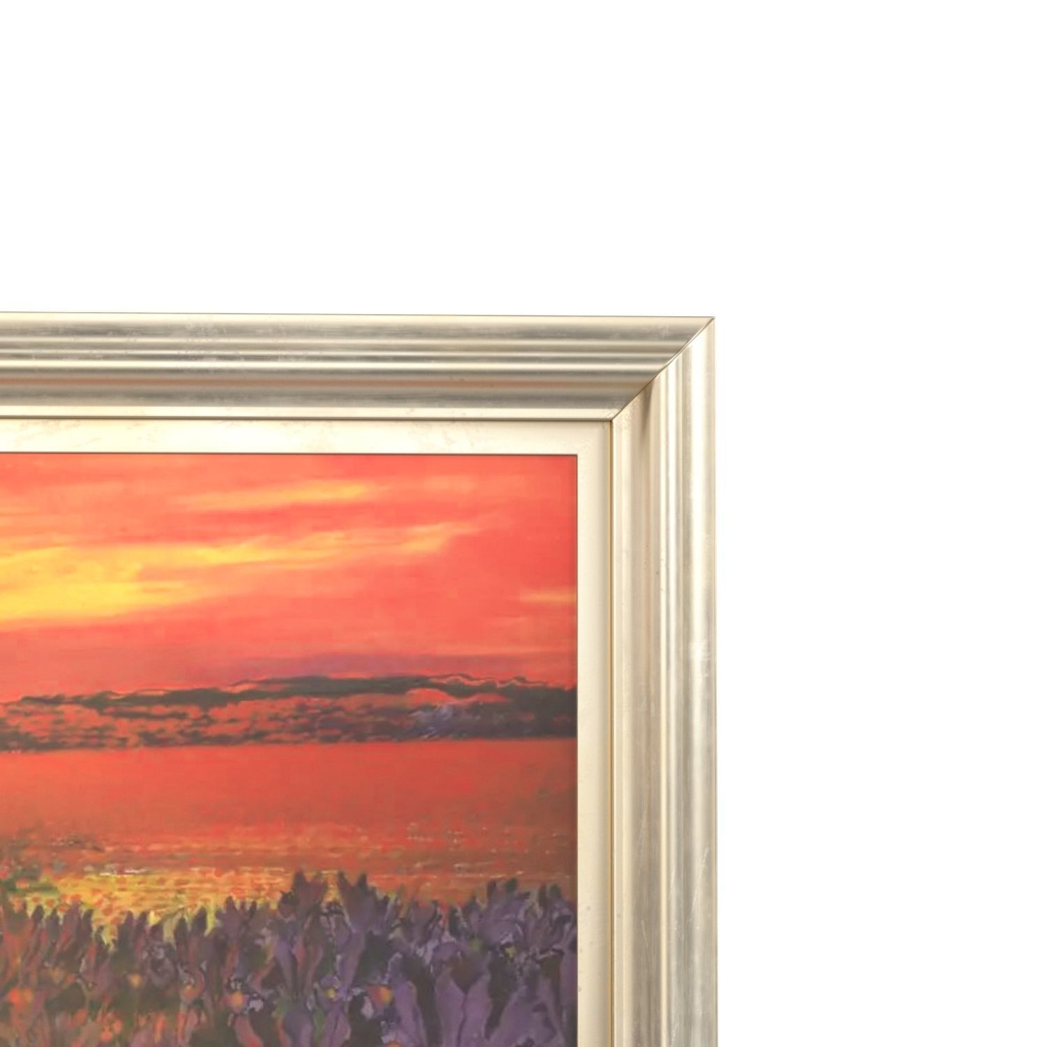 Andrea Razzaauti Painting of Irish Poppy Field Wall Art PBR 3D model_3