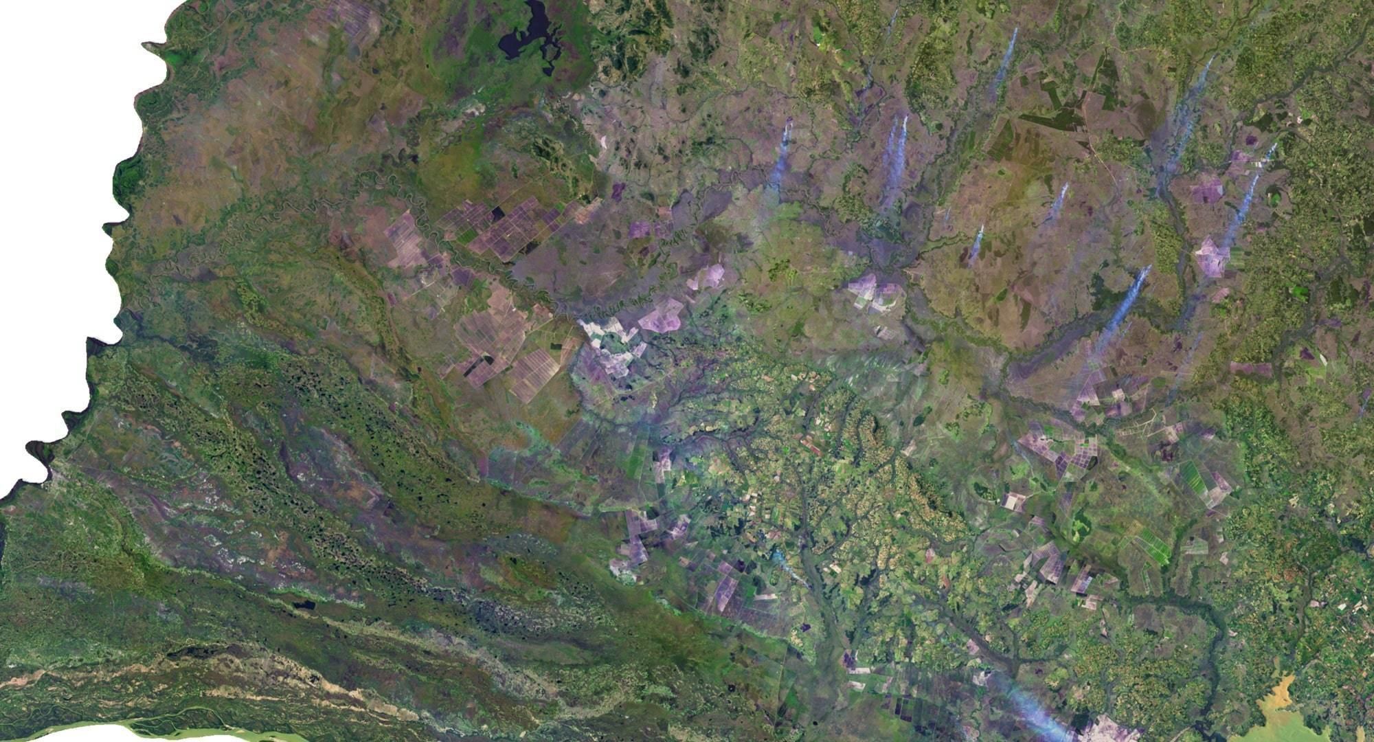 Paraguay Terrain 3D Map 3D model_6