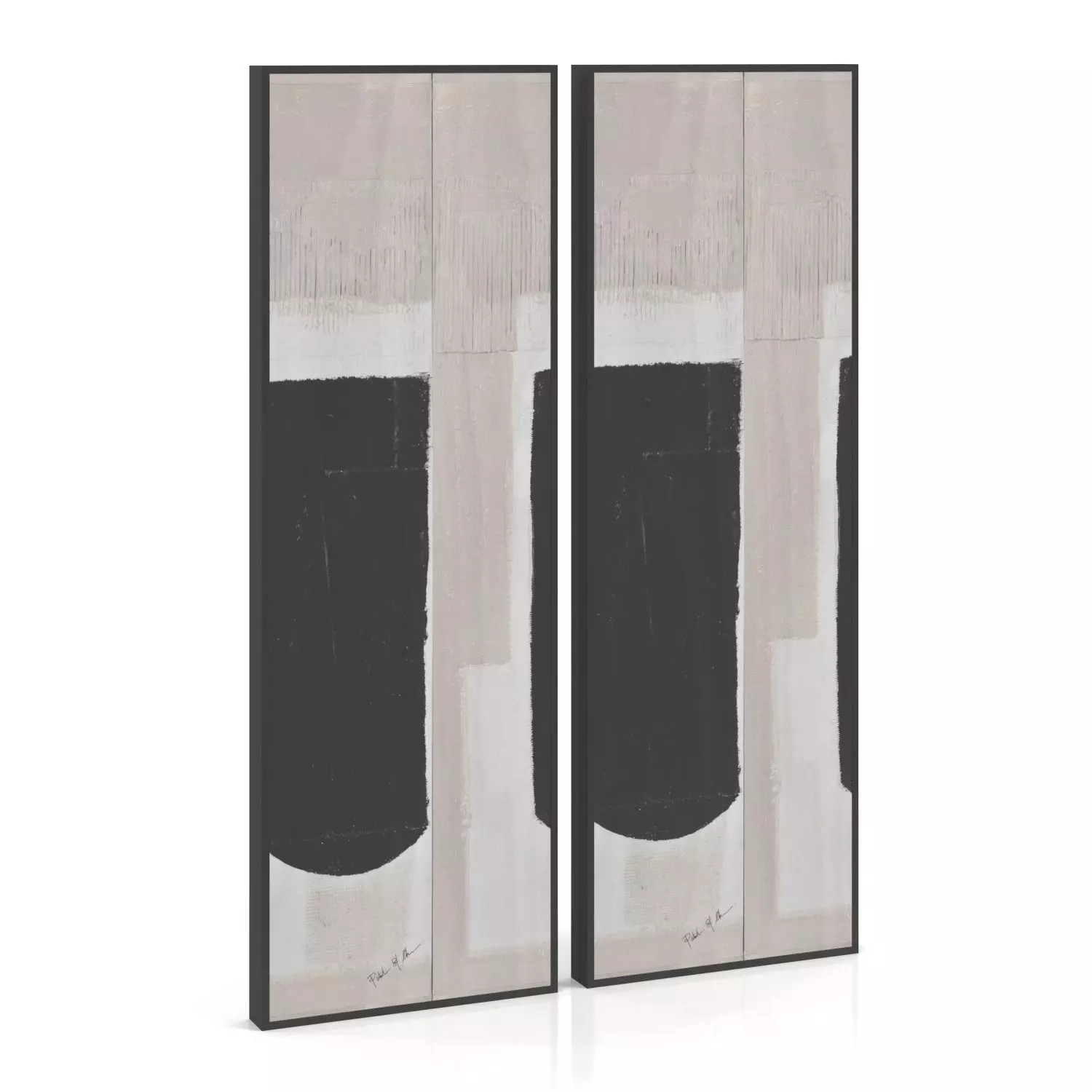 Dragoni Hand PainTed Wall Art Renwil PBR 3D model_0