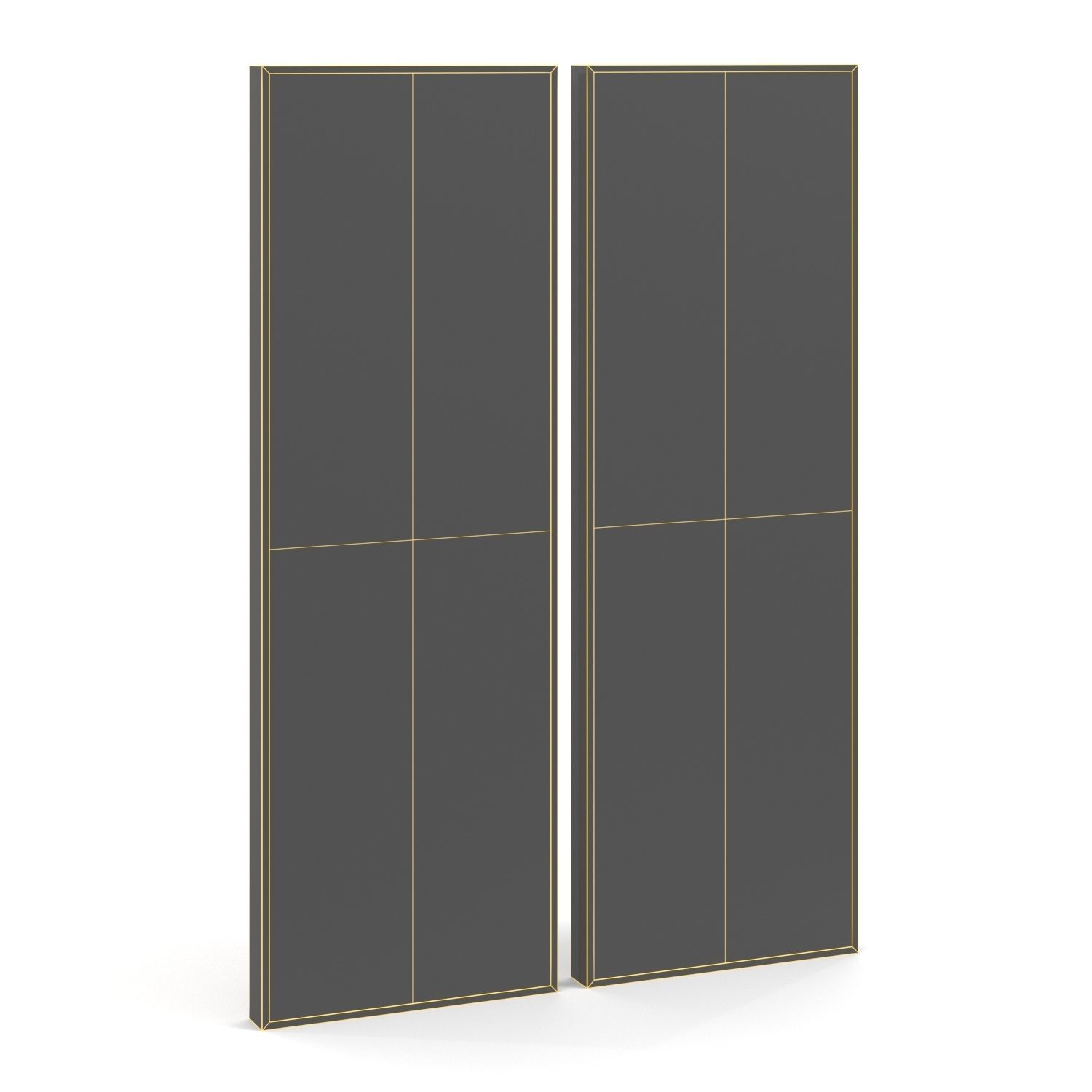 Dragoni Hand PainTed Wall Art Renwil PBR 3D model_5