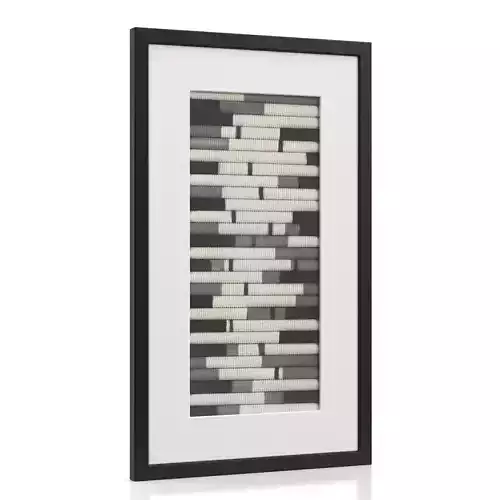 Flaxen Scroll Shadow Box Wall Art PBR