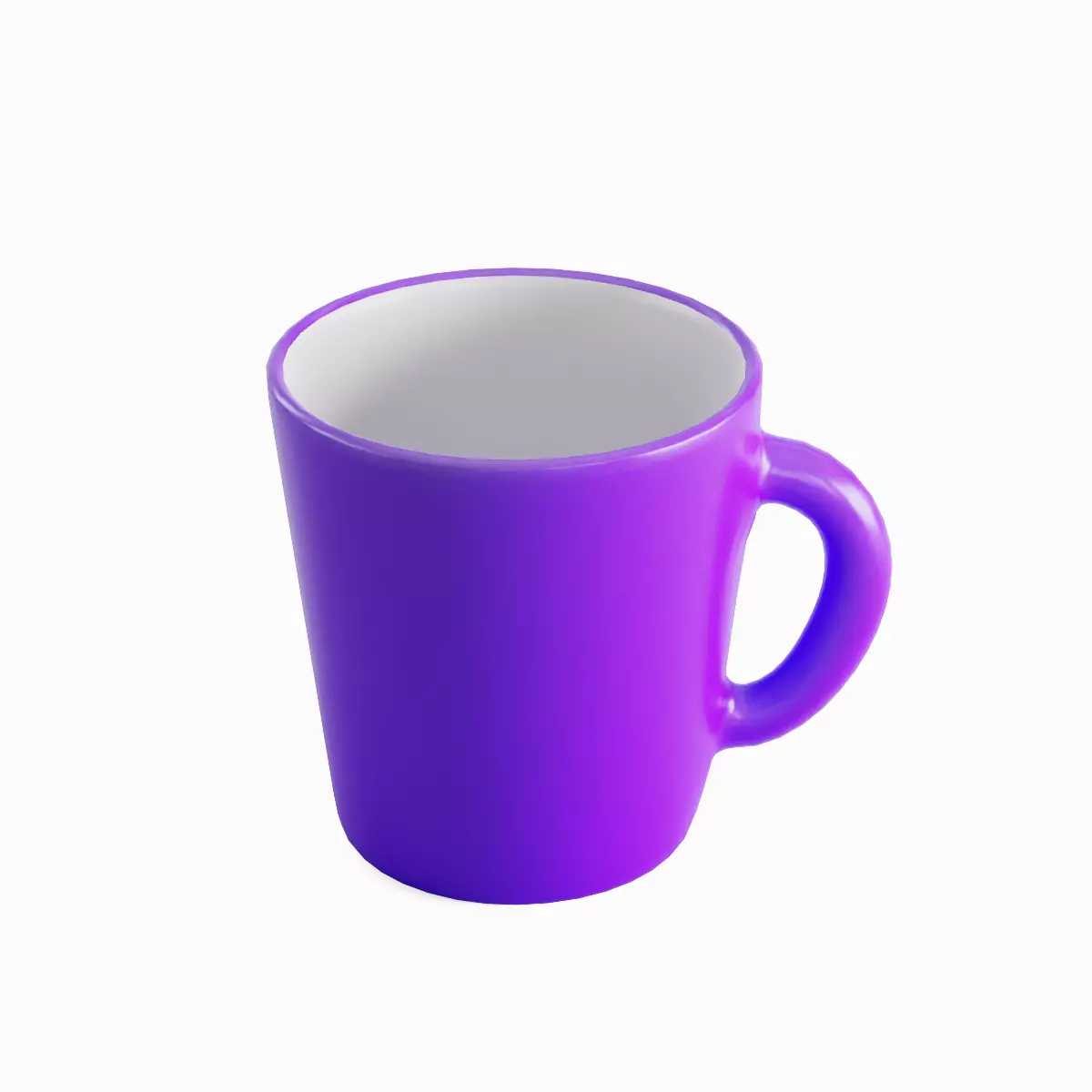 Coffee Cup 06 Low-poly 3D model_0