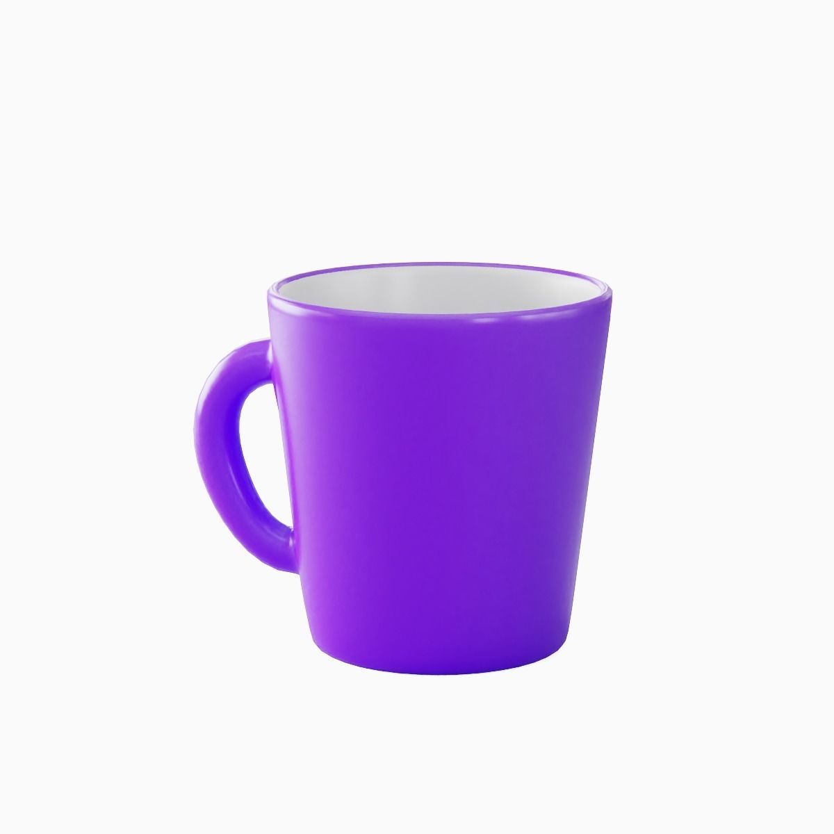 Coffee Cup 06 Low-poly 3D model_7