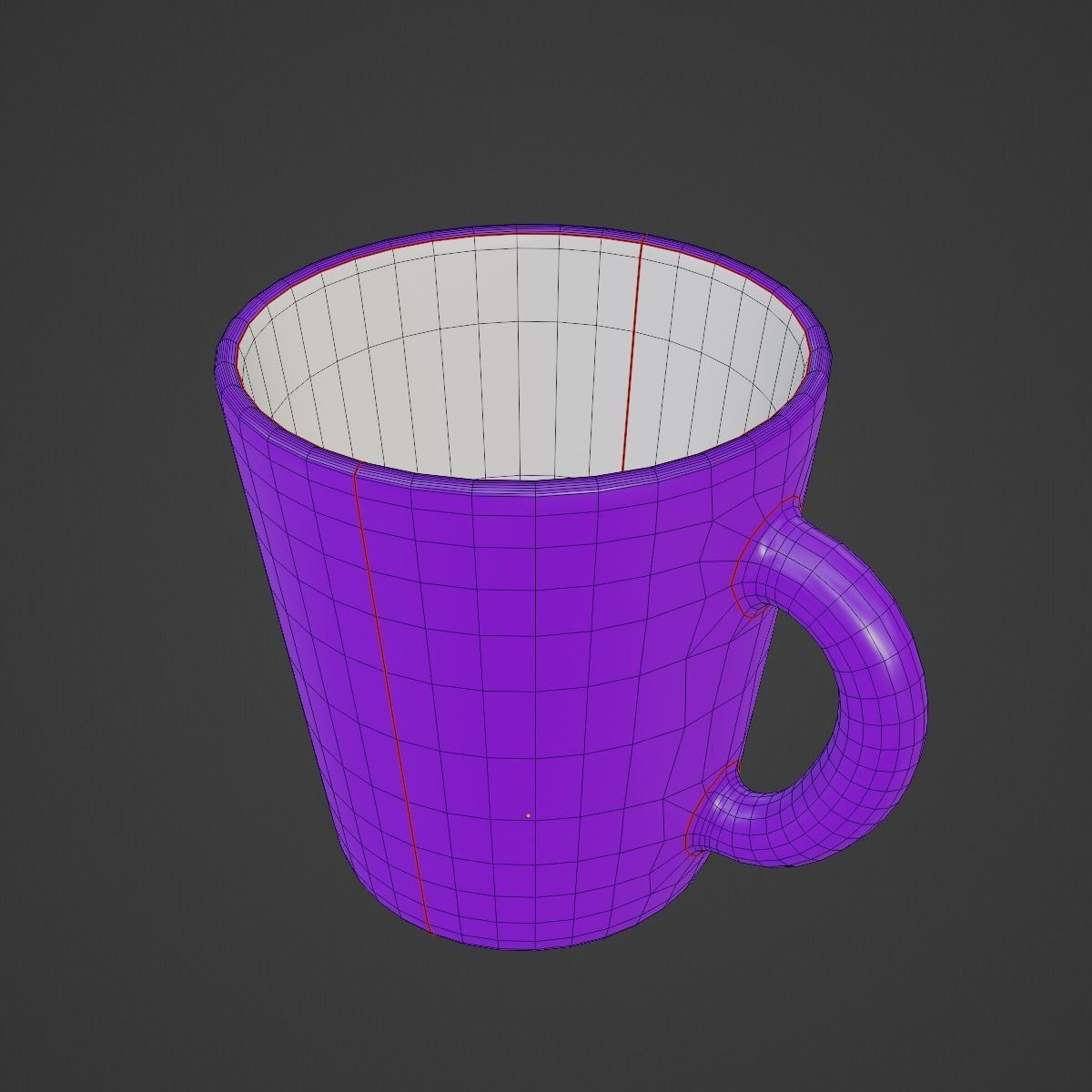 Coffee Cup 06 Low-poly 3D model_11