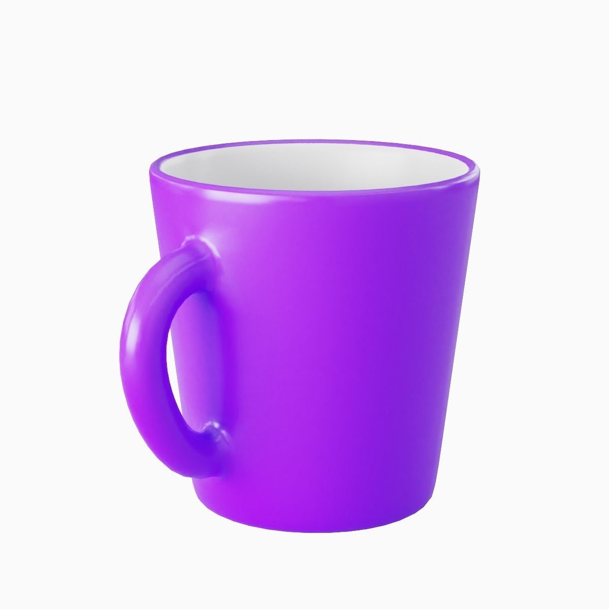 Coffee Cup 06 Low-poly 3D model_9