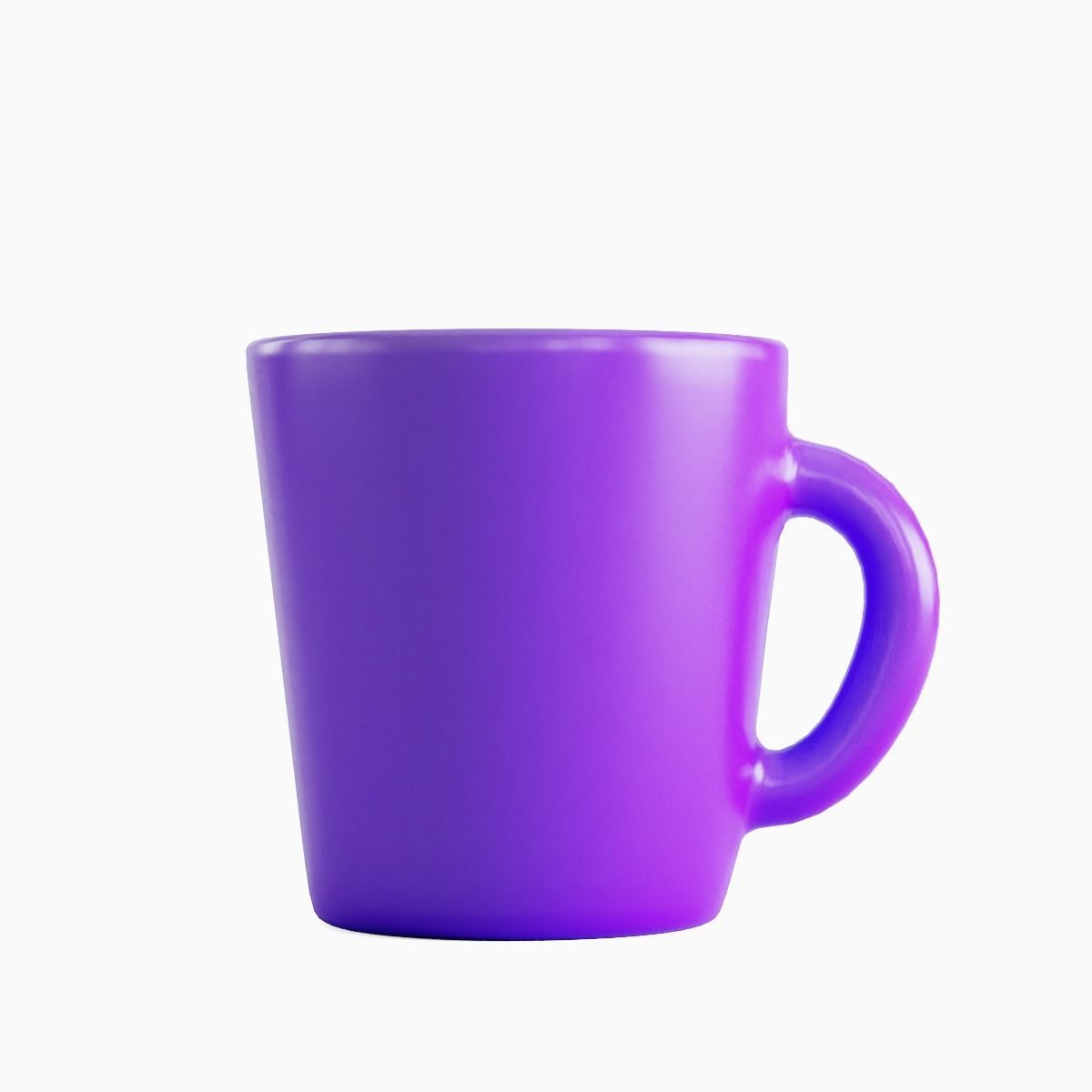 Coffee Cup 06 Low-poly 3D model_1