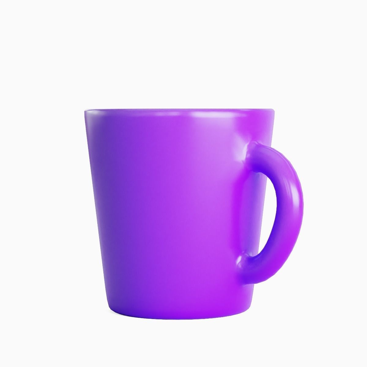 Coffee Cup 06 Low-poly 3D model_3