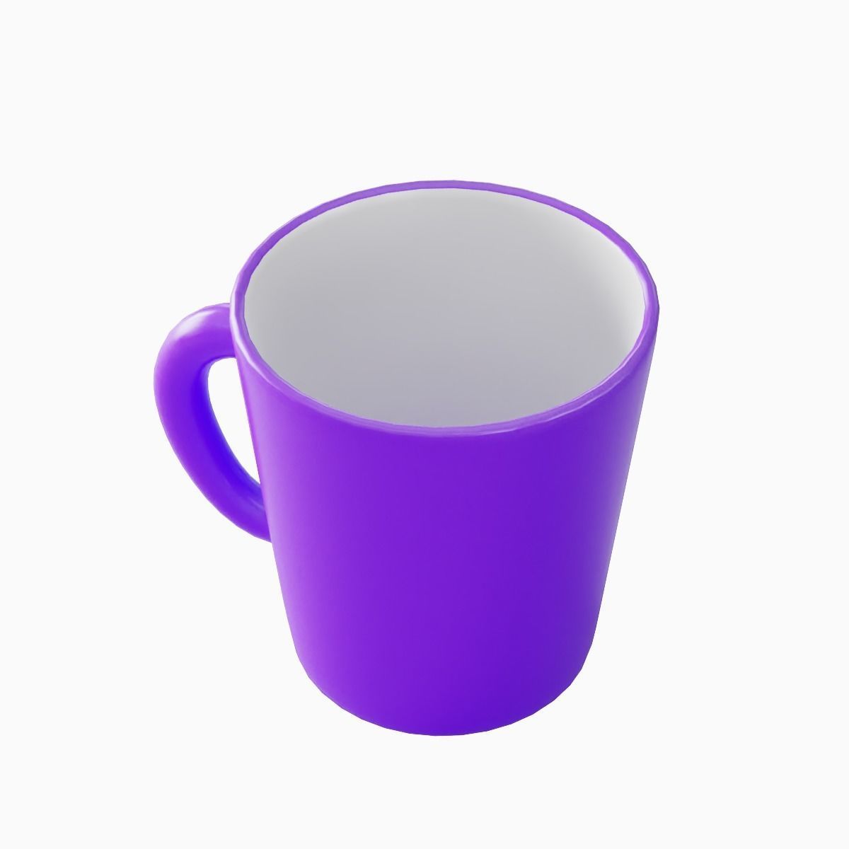 Coffee Cup 06 Low-poly 3D model_6