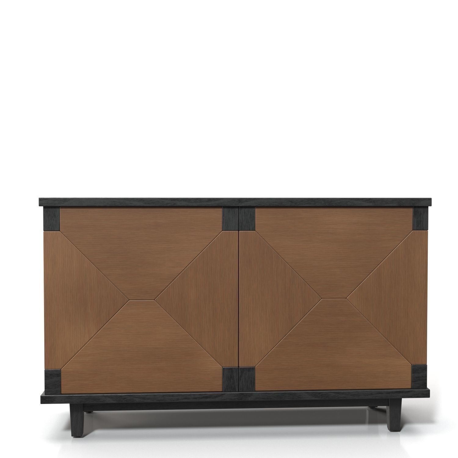 Mitchell Gold  Bob Williams Console Table with Storage PBR 3D model_2