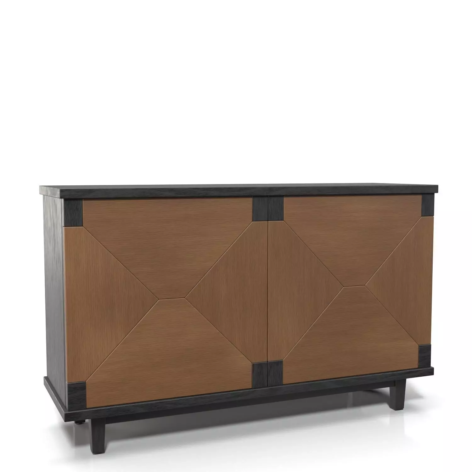 Mitchell Gold  Bob Williams Console Table with Storage PBR 3D model_0