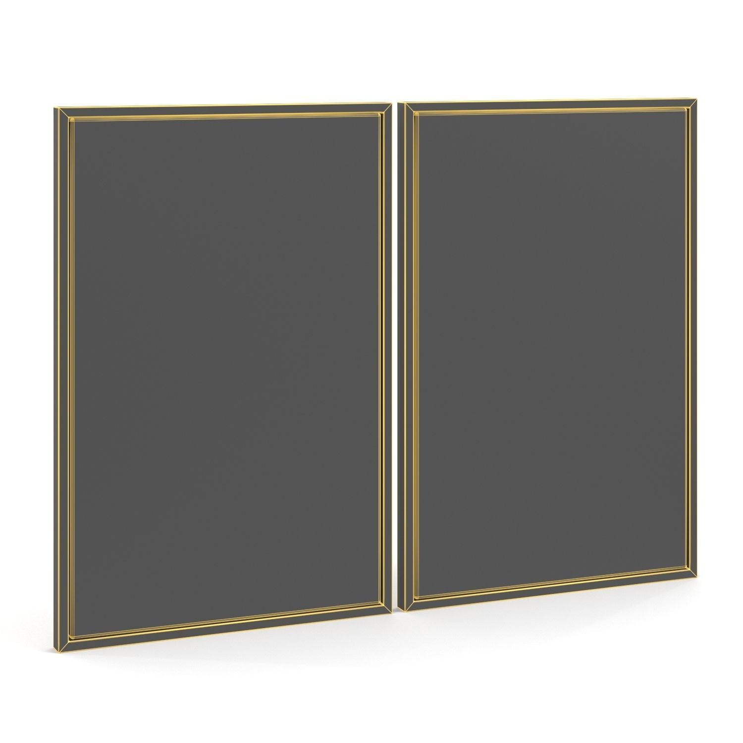 Moreau Wall Art Renwil PBR 3D model_5