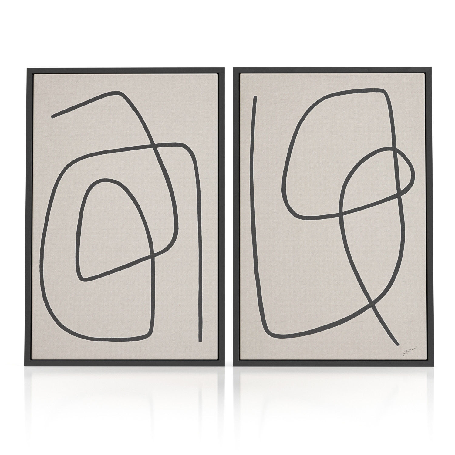 Moreau Wall Art Renwil PBR 3D model_2