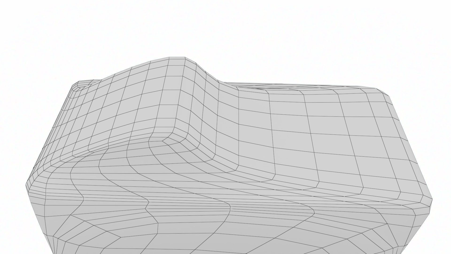 Vehicle Controller Dock with Joy stick ISO SAE controls Low-poly 3D model_27