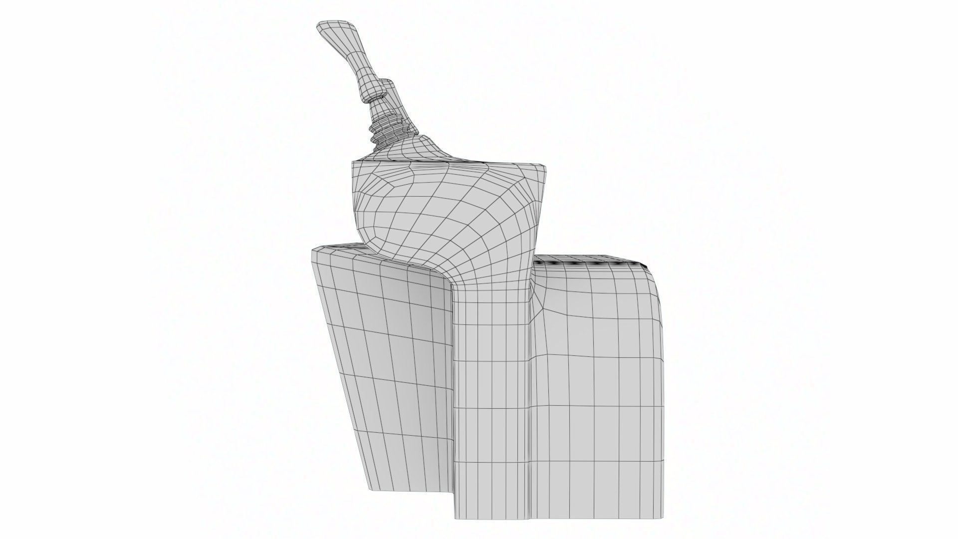 Vehicle Controller Dock with Joy stick ISO SAE controls Low-poly 3D model_20