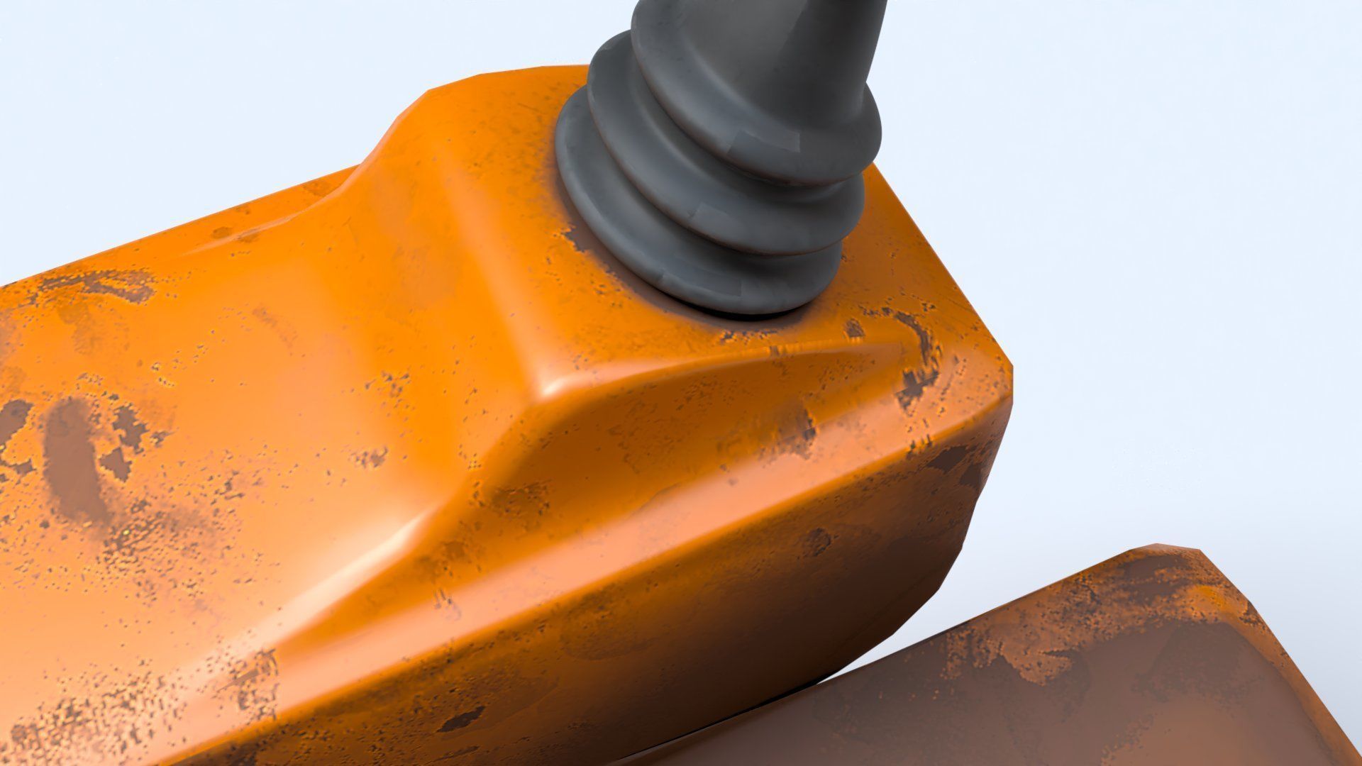 Vehicle Controller Dock with Joy stick ISO SAE controls Low-poly 3D model_3