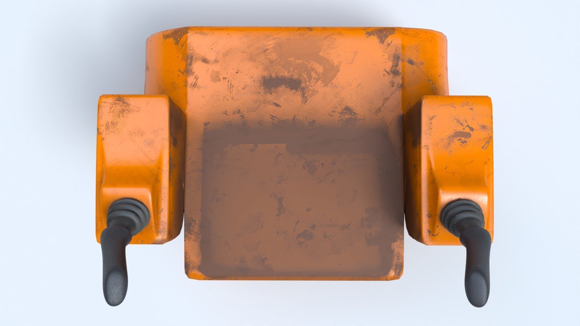 Vehicle Controller Dock with Joy stick ISO SAE controls Low-poly 3D model_7