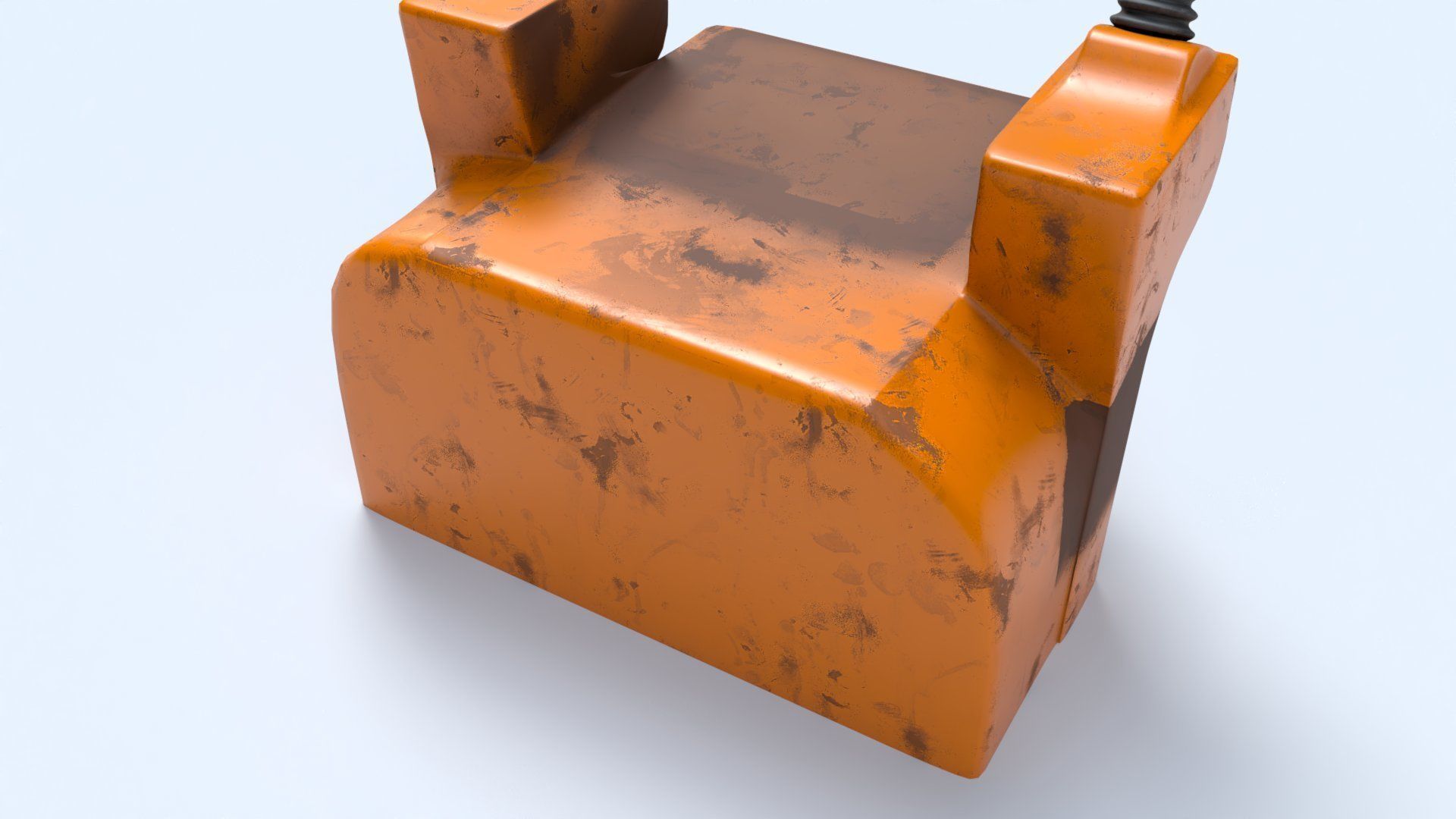 Vehicle Controller Dock with Joy stick ISO SAE controls Low-poly 3D model_5