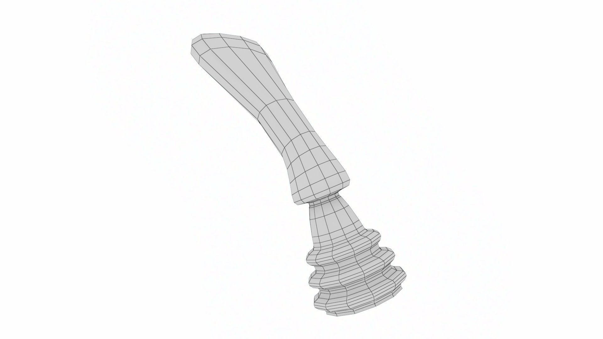 Vehicle Controller Dock with Joy stick ISO SAE controls Low-poly 3D model_28