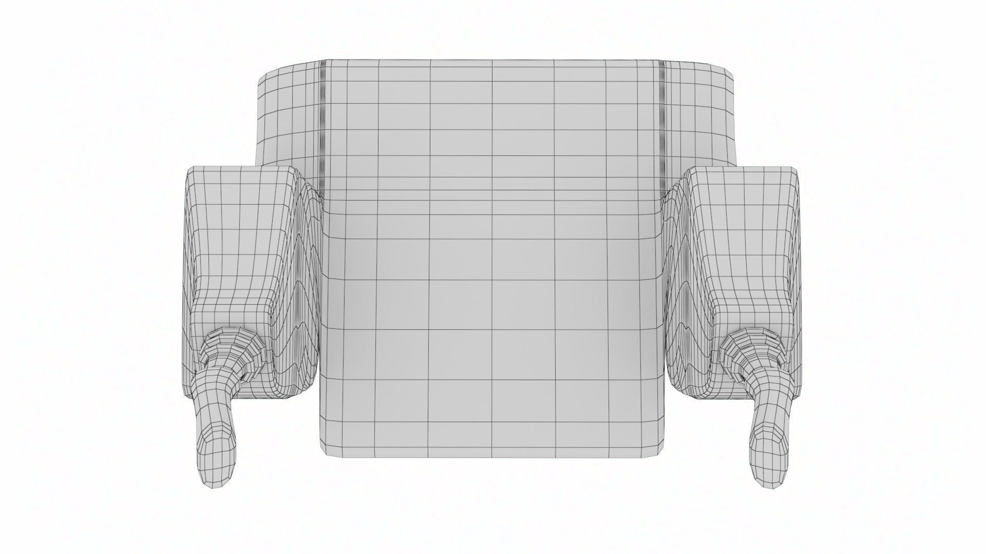 Vehicle Controller Dock with Joy stick ISO SAE controls Low-poly 3D model_22