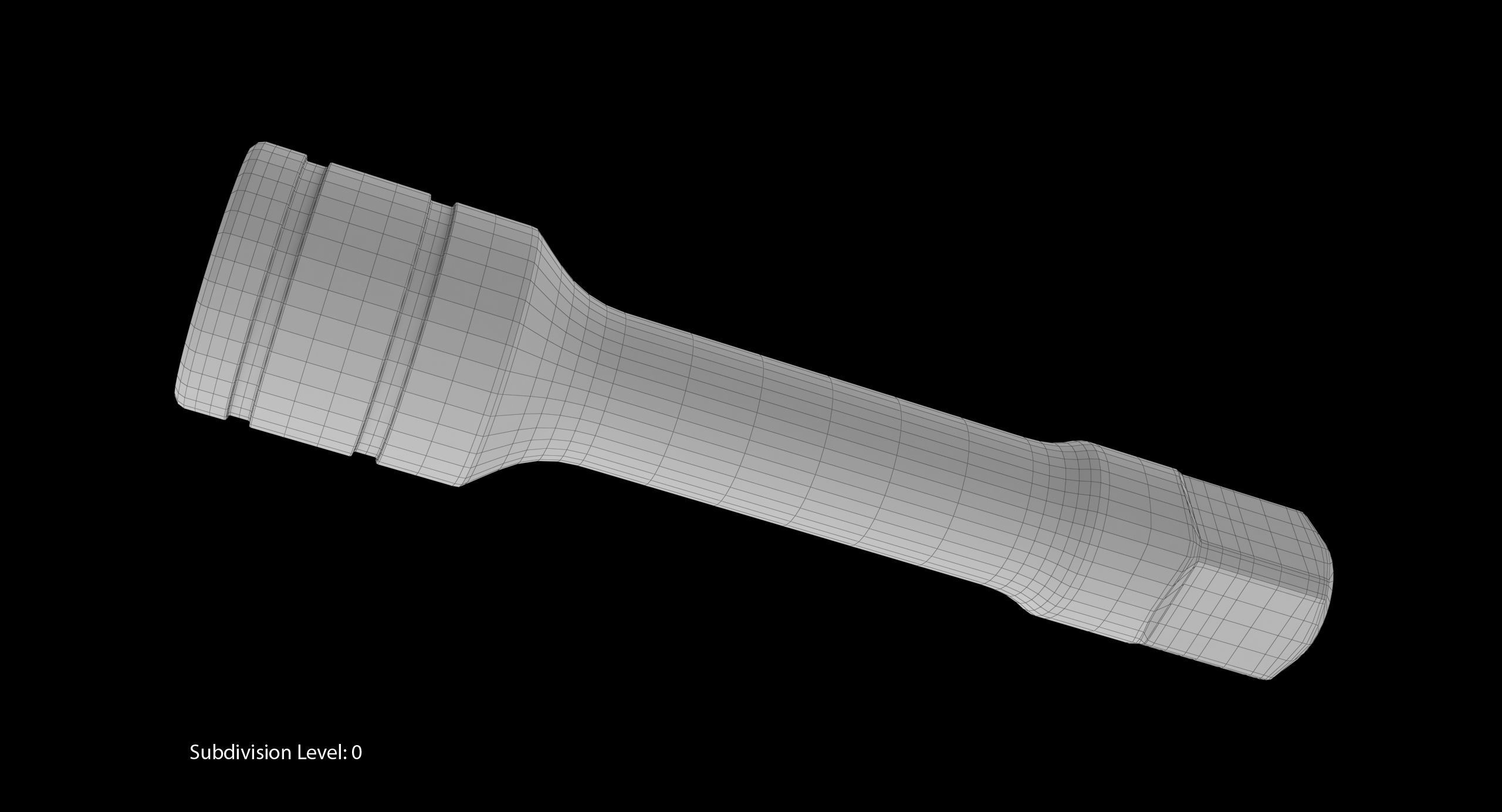 Socket Tool FXK3 Low-poly 3D model_18