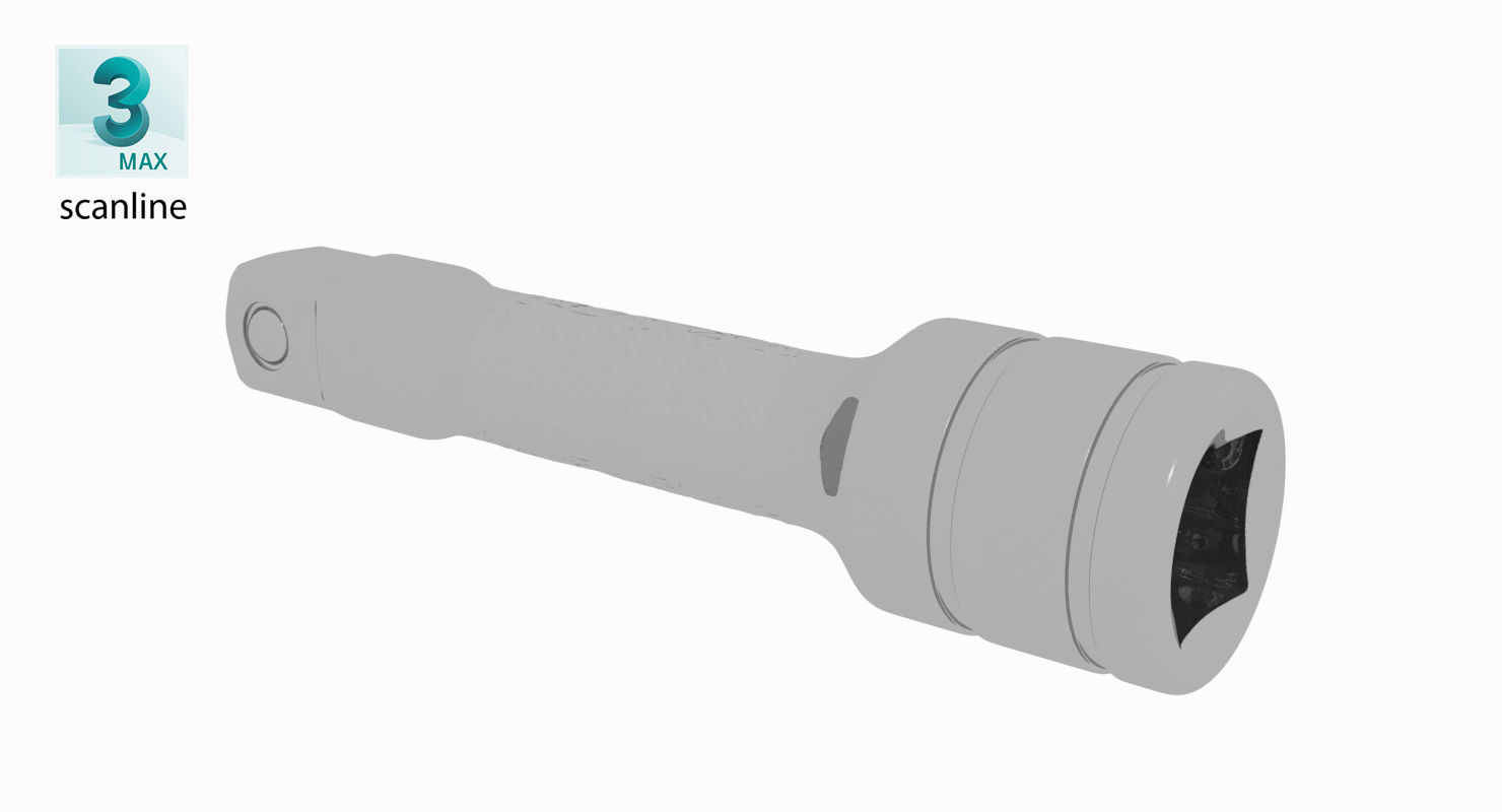 Socket Tool FXK3 Low-poly 3D model_20
