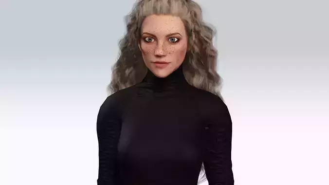 Sexy Character - Fully Rigged 3D model 