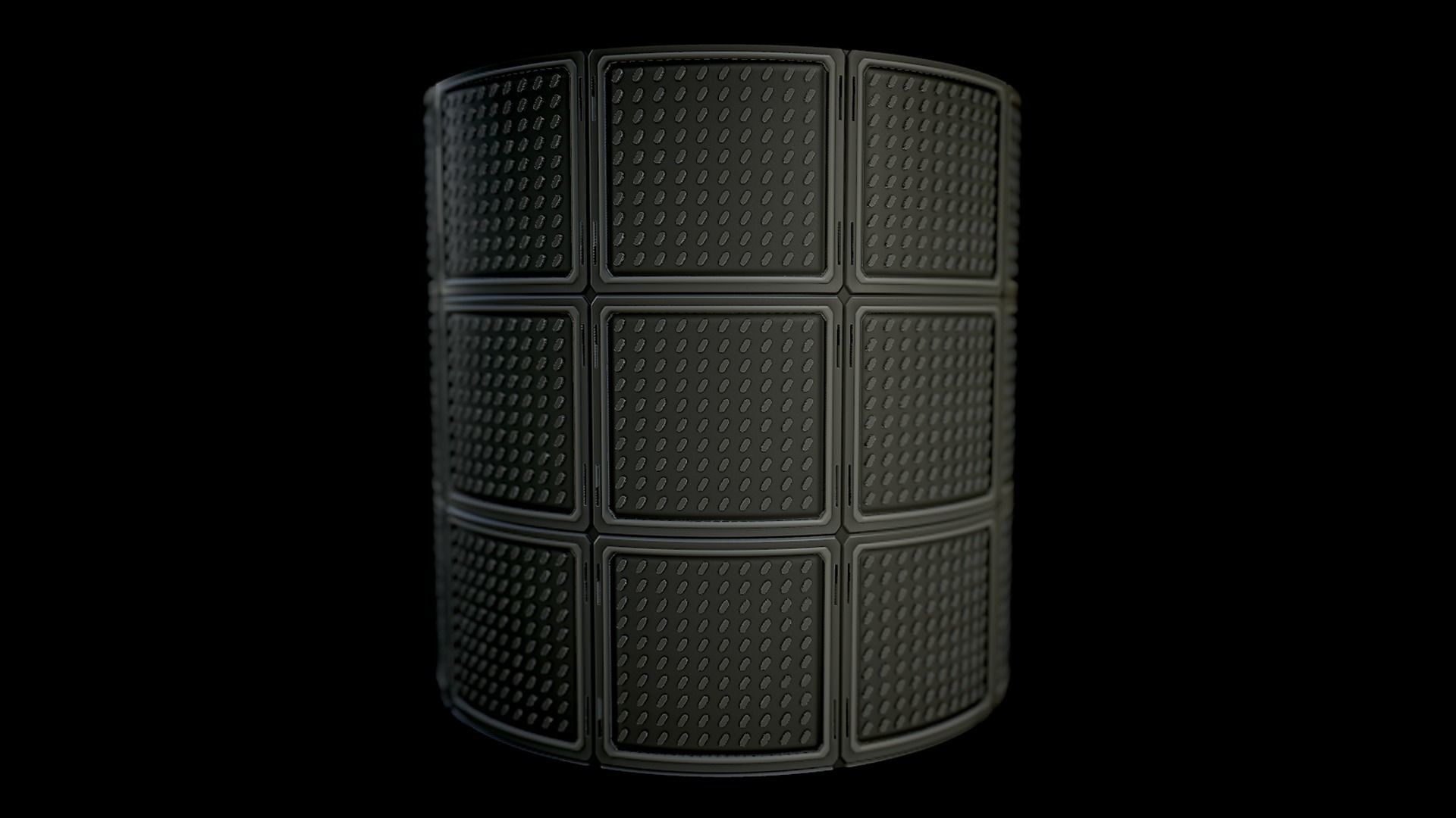 Sci-Fi Floor material 3D model_3