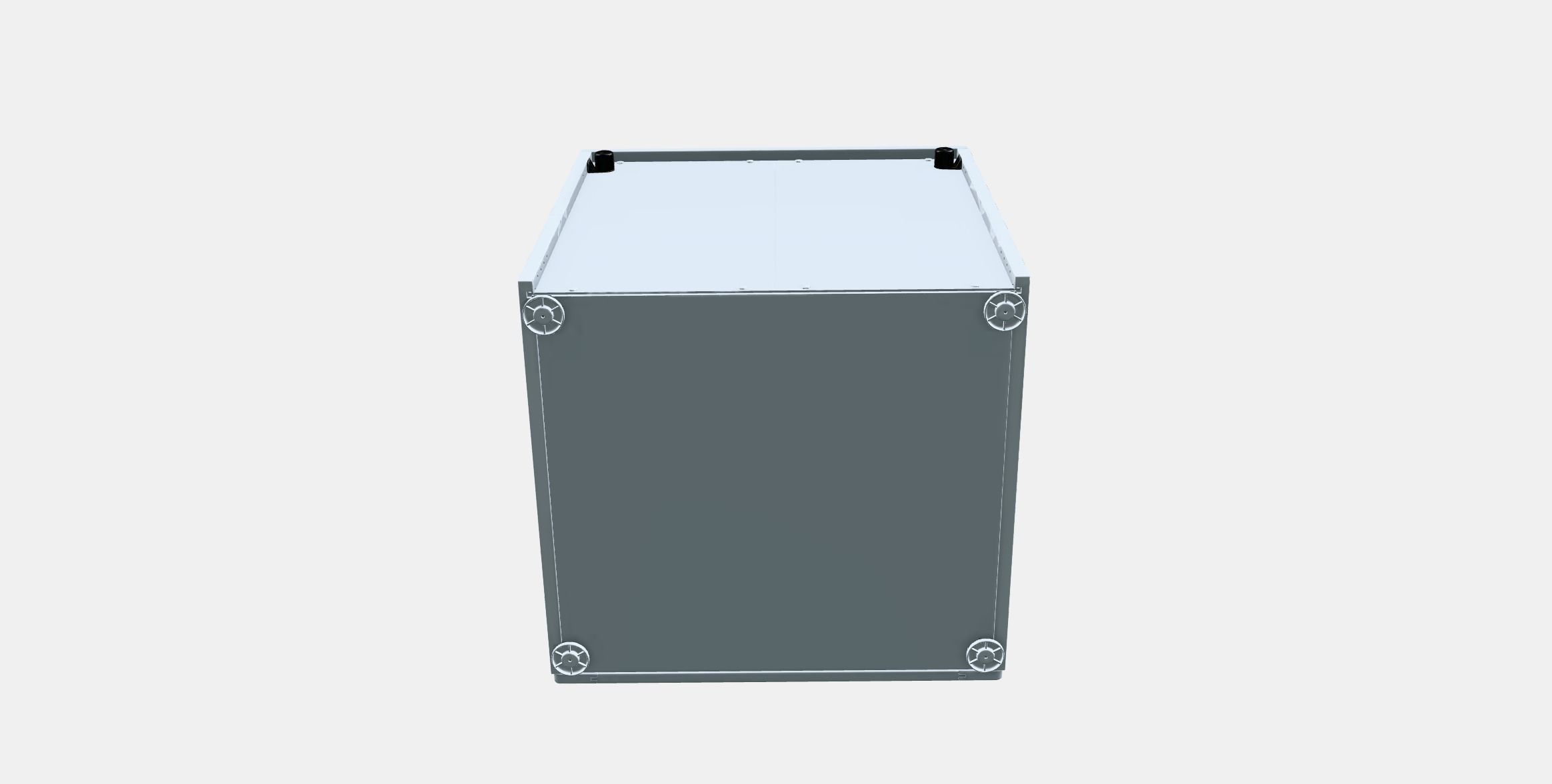 SMASTAD - PLATSA Chest of 3 drawers 2 Low-poly 3D model_8