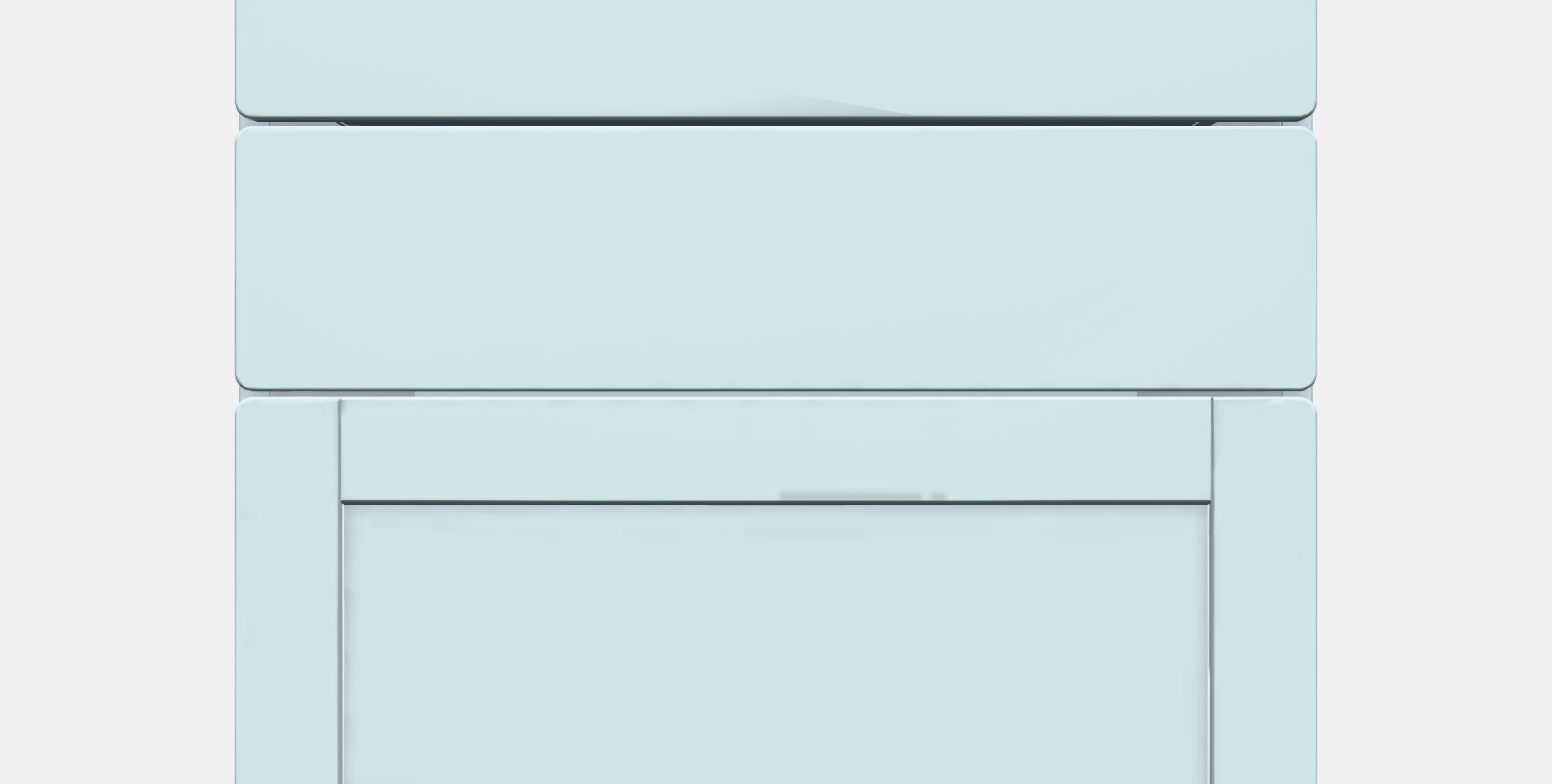 SMASTAD - PLATSA Chest of 3 drawers 2 Low-poly 3D model_11