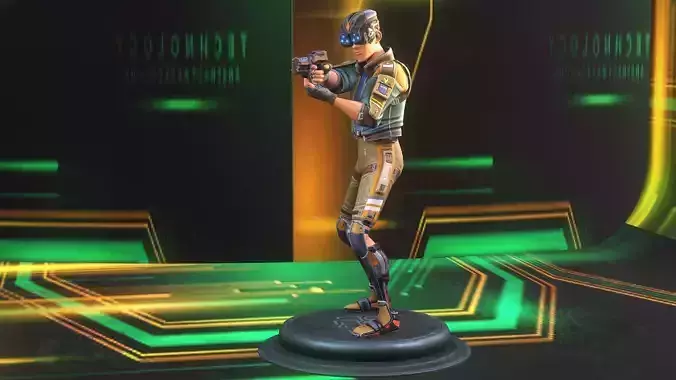 3d  Character Creator gaming  Man